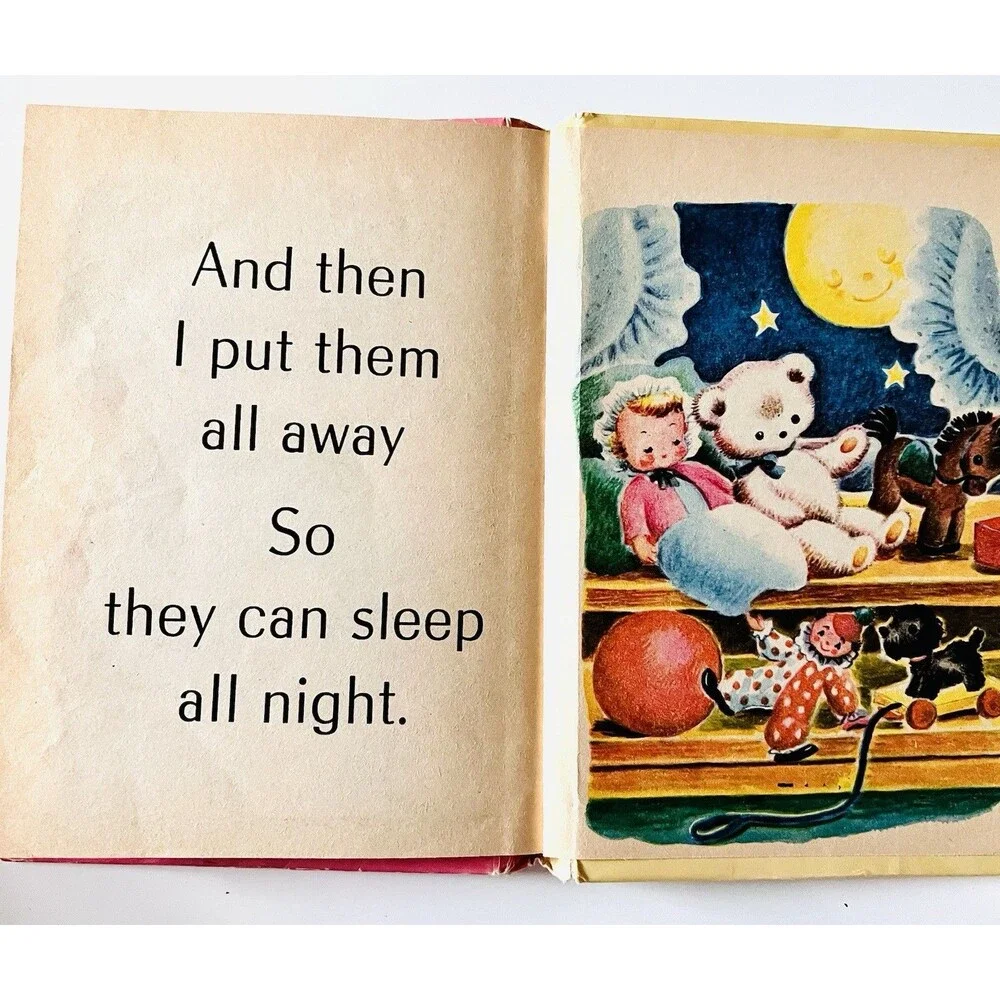 1957 See My Toys Rand McNally Junior Elf Book Lillian Garfield Hardcover